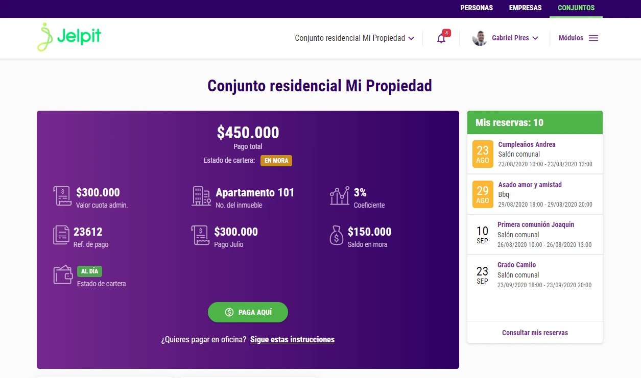 Web Jelpit Conjuntos