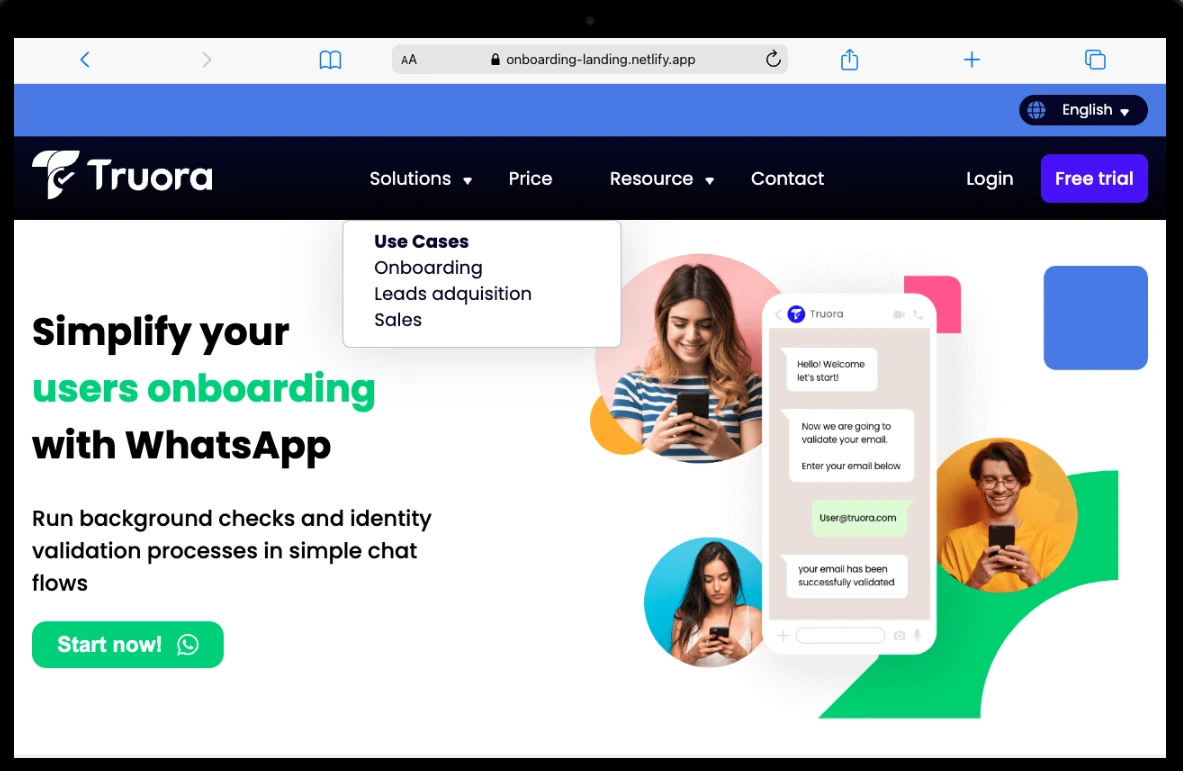 Landing Page TR